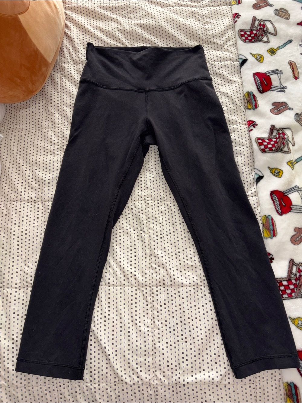 Lululemon Black High-Waist Crop Leggings